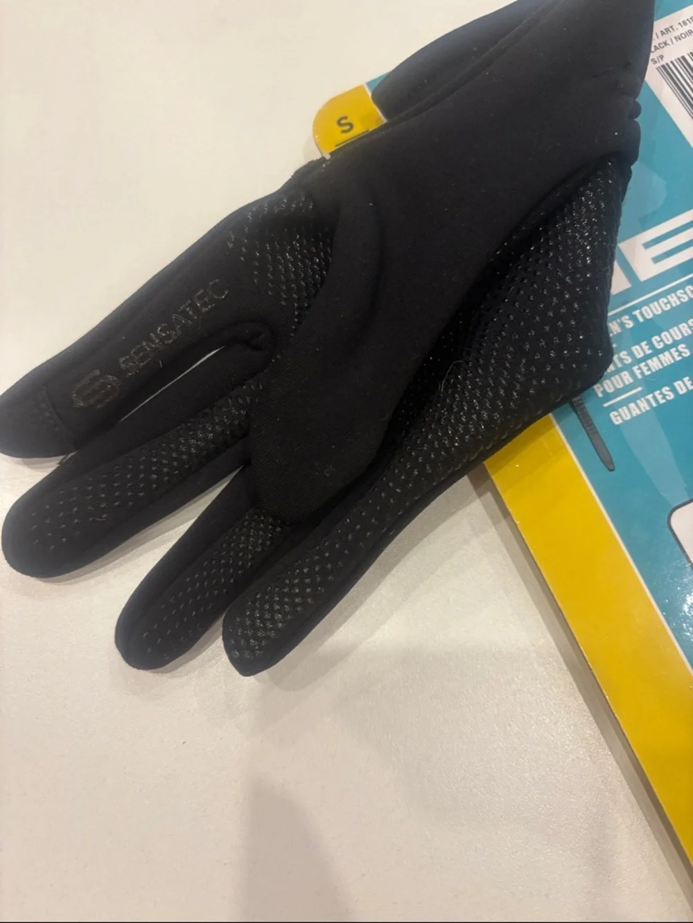 HEAD Black Winter Gloves with Subtle Logo